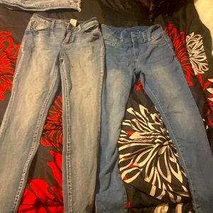 2 size 4 jeans time and try and seven